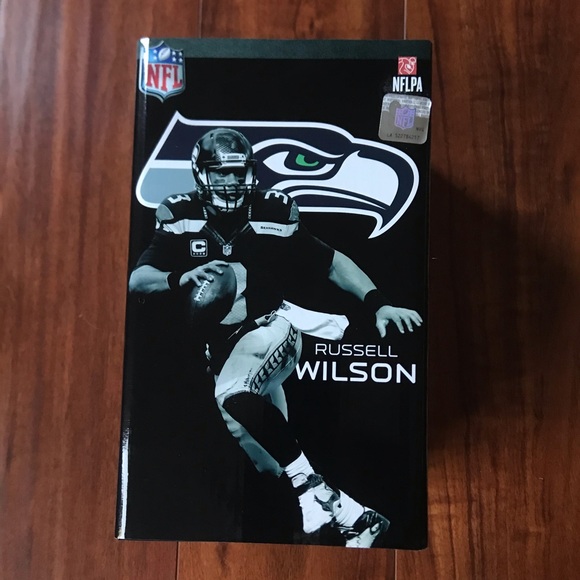 Seattle Seahawks Russell Wilson NFL Bobblehead - Picture 2 of 4